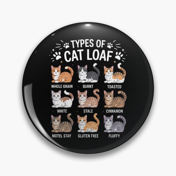 Item preview, Funny CatLoaf Types Chart – Hilarious Cat Lover Design designed and sold by Gogetgiggles.