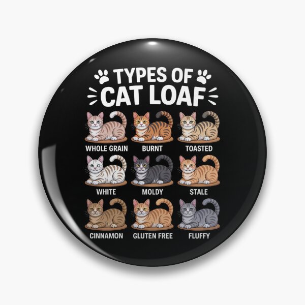 Item preview, Funny CatLoaf Types Chart – Hilarious Cat Lover Design designed and sold by Gogetgiggles.
