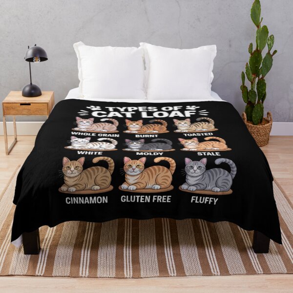 Item preview, Funny CatLoaf Types Chart – Hilarious Cat Lover Design designed and sold by Gogetgiggles.