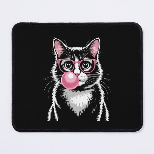 Item preview, Stylish CoolCat with Bubblegum – Funny Trendy Animal Art designed and sold by Gogetgiggles.