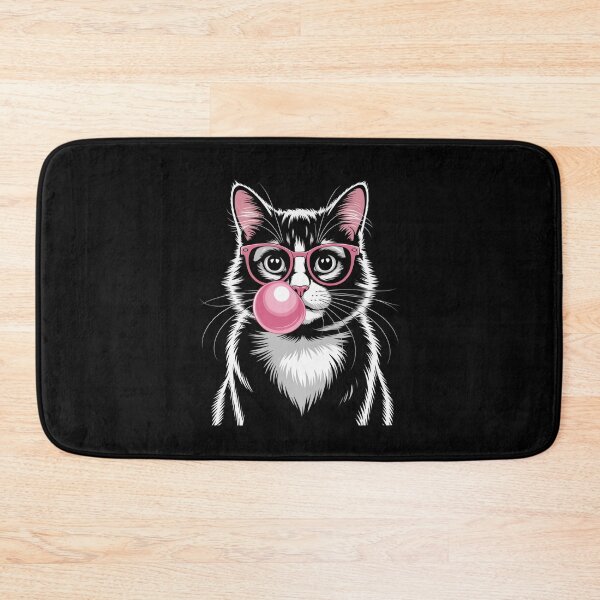 Item preview, Stylish CoolCat with Bubblegum – Funny Trendy Animal Art designed and sold by Gogetgiggles.