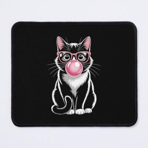 Item preview, Stylish CoolCat with Bubblegum – Funny Trendy Animal Art designed and sold by Gogetgiggles.