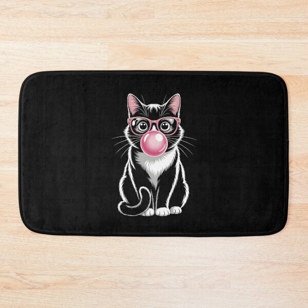 Item preview, Stylish CoolCat with Bubblegum – Funny Trendy Animal Art designed and sold by Gogetgiggles.