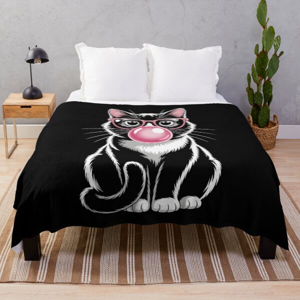 Item preview, Stylish CoolCat with Bubblegum – Funny Trendy Animal Art designed and sold by Gogetgiggles.