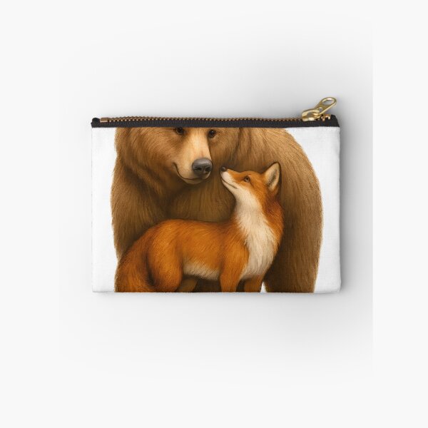 Item preview, Bear and Fox Sharing a Gentle Moment designed and sold by DariaOltes.