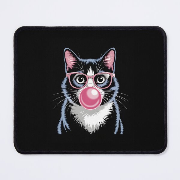 Item preview, Stylish CoolCat with Bubblegum – Funny Trendy Animal Art designed and sold by Gogetgiggles.