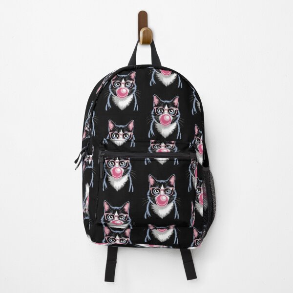 Item preview, Stylish CoolCat with Bubblegum – Funny Trendy Animal Art designed and sold by Gogetgiggles.