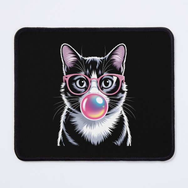 Item preview, Stylish CoolCat with Bubblegum – Funny Trendy Animal Art designed and sold by Gogetgiggles.