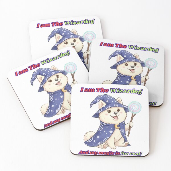 Item preview, The Wizardog | Fluffy Wizard Dog RPG Animal designed and sold by Pets & Memes & Stuff.
