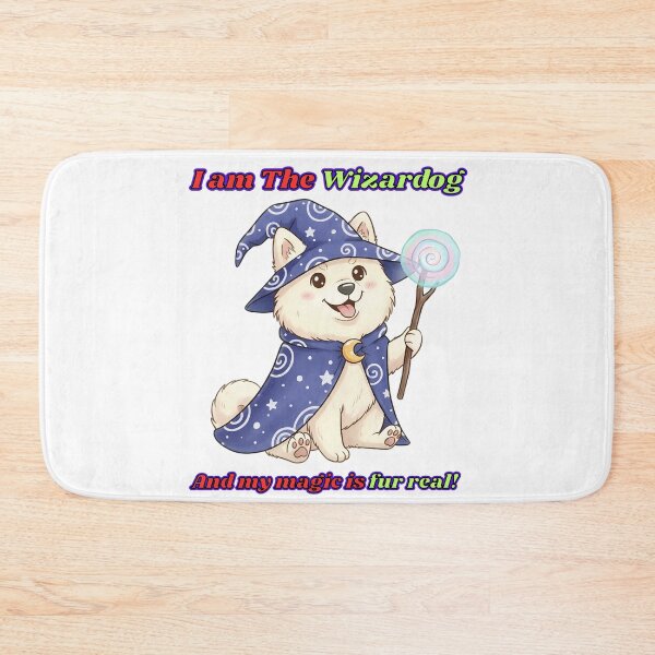 Item preview, The Wizardog | Fluffy Wizard Dog RPG Animal designed and sold by Pets & Memes & Stuff.