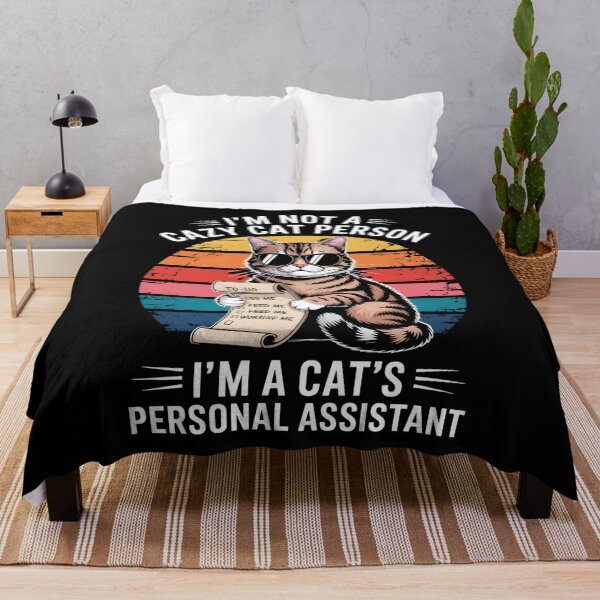 Item preview, Funny CatAssistant Quote – I’m Not a Crazy Cat Person Design designed and sold by Gogetgiggles.