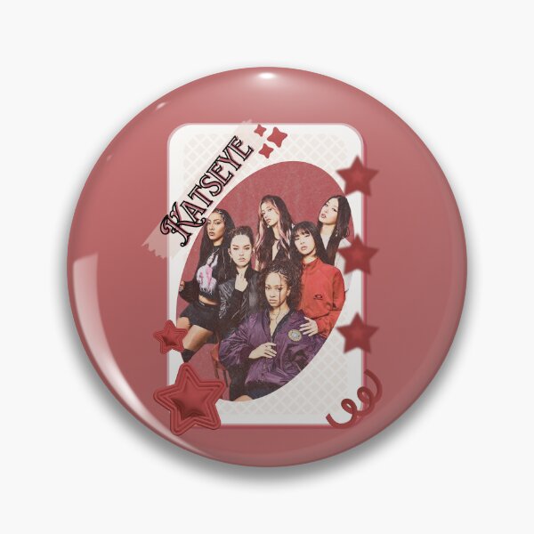 Item preview, KATEYE Kpop Y2K Group Card Red Aesthetic Collage Design designed and sold by AJUNICE STUDIO.