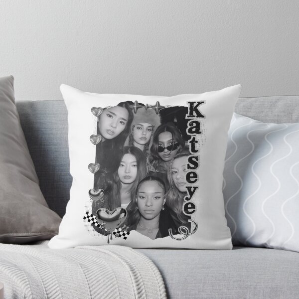 Item preview, KATEYE Kpop Y2K Group Black and White Collage Digital Art Portrait designed and sold by AJUNICE STUDIO.