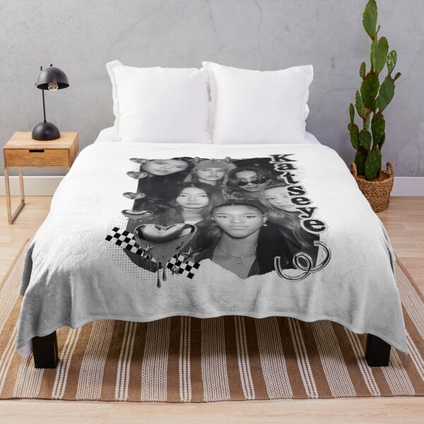 Item preview, KATEYE Kpop Y2K Group Black and White Collage Digital Art Portrait designed and sold by AJUNICE STUDIO.