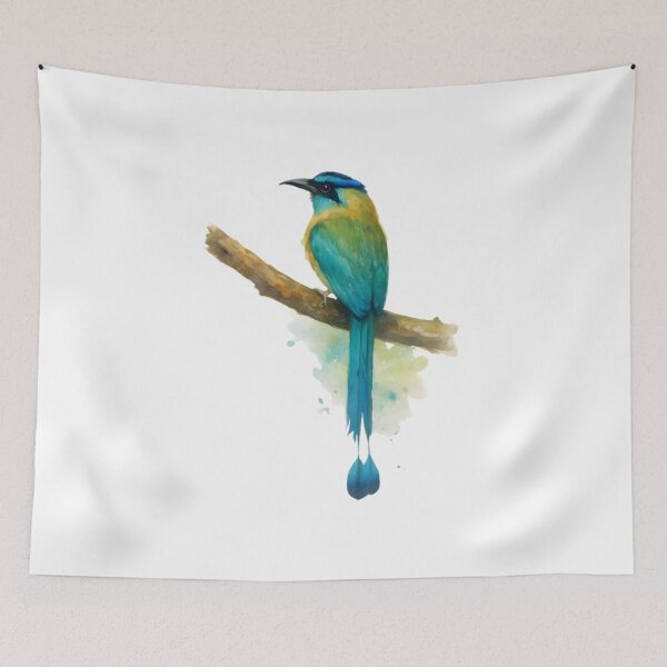 Item preview, Blue-crowned Motmot (Momotus momota) designed and sold by HOMETOWN86.