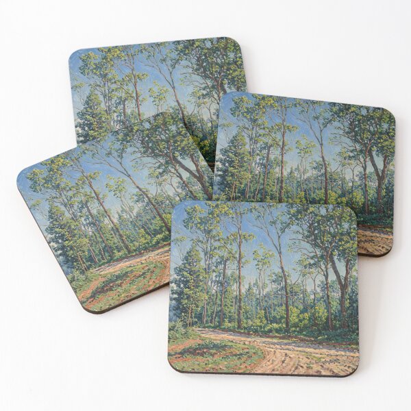 Item preview, Bushland Track Australian Gum Tree Landscape Art designed and sold by ironbarkprints.