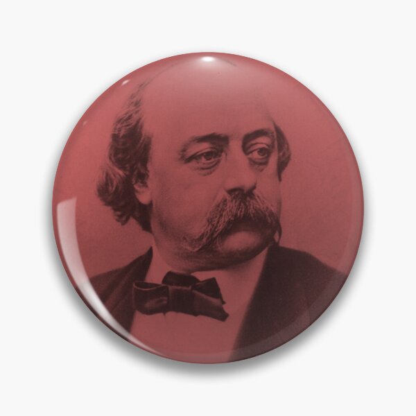 Item preview, Gustave Flaubert portrait and citation designed and sold by Filologica.