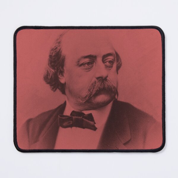 Item preview, Gustave Flaubert portrait and citation designed and sold by Filologica.