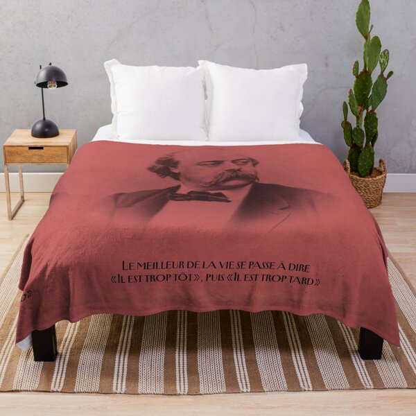 Item preview, Gustave Flaubert portrait and citation designed and sold by Filologica.