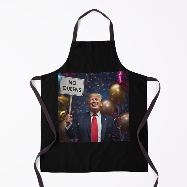 Item preview, LAUGING NO QUEENS TRUMP designed and sold by PatriotsInTexas.