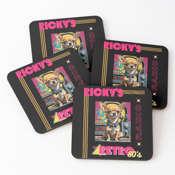 Item preview, Vintage 80’s Retro Radio Dog (Ricky)  designed and sold by Strong Paw Apparel.