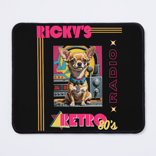 Item preview, Vintage 80’s Retro Radio Dog (Ricky)  designed and sold by Strong Paw Apparel.