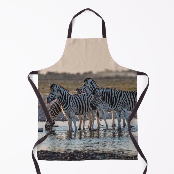 Item preview, Twilight Sips — Zebra Herd at the Waterhole, Etosha designed and sold by DavideAntoniani.