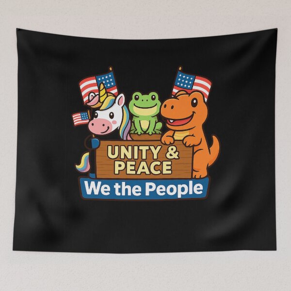 Item preview, Unity & Peace – We the People designed and sold by DailyDrivesct.