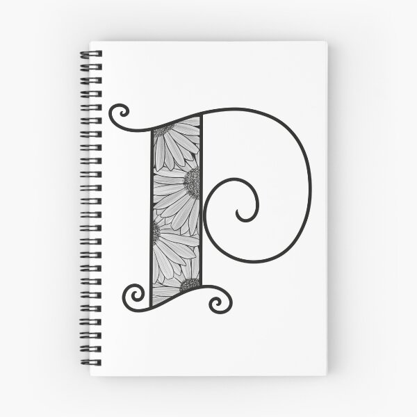 Item preview, Sunflower Inspired Letter P designed and sold by SSN-ART.