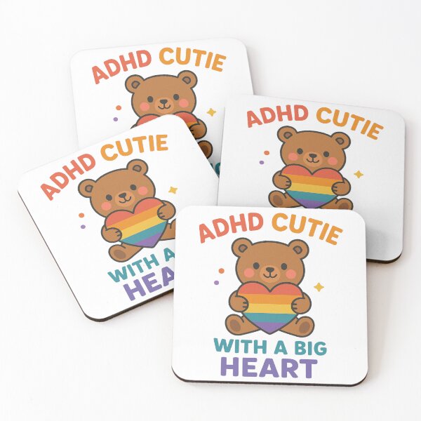 Item preview, ADHD Cutie with a Big Heart – Love & Pride designed and sold by MomParentADHD.