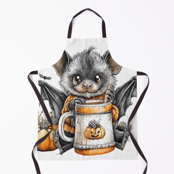Item preview, Cute Bat with a Cosy Mug designed and sold by Threads&Co.