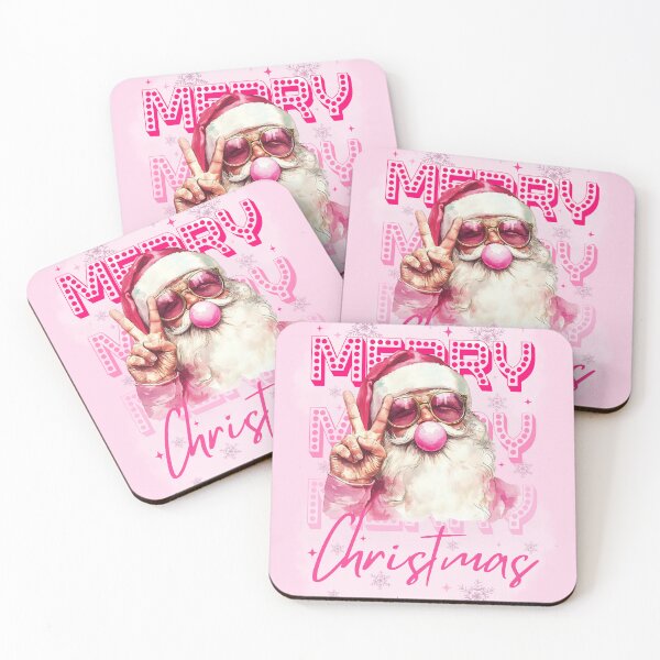 Item preview, Modern Retro Bubble Gum Christmas Santa   designed and sold by SaltedBeachPaperie.