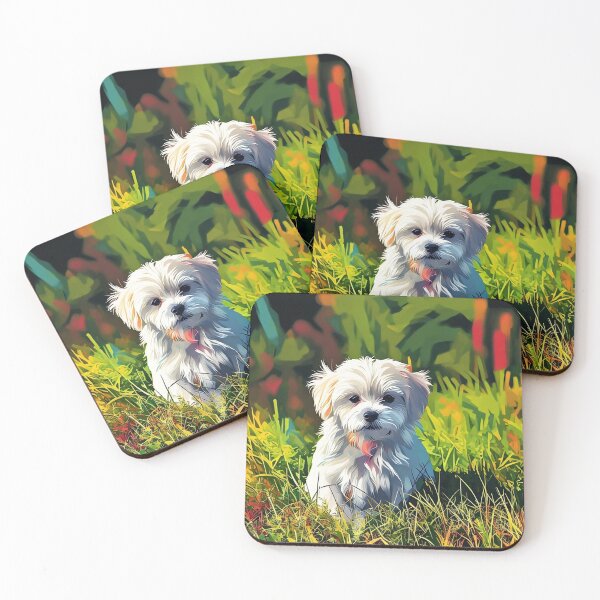 Item preview, Maltese in Vector designed and sold by tomorrowsart.