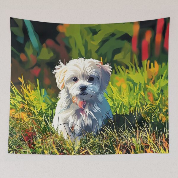 Item preview, Maltese in Vector designed and sold by tomorrowsart.