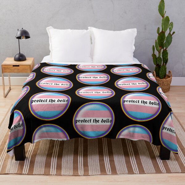 Item preview, Protect the Dolls Trans Pride Flag Rainbow Circle designed and sold by 2CRE8IVE4925.