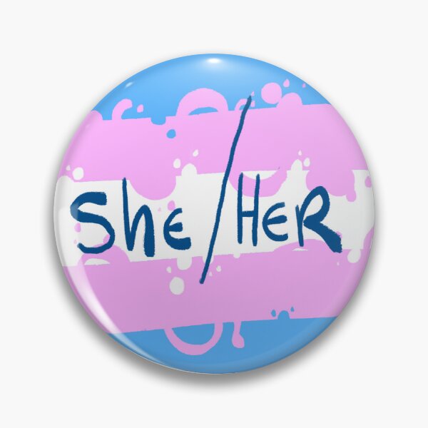 Item preview, Splotchy Trans Flag - She / Her designed and sold by RayBongyStore.