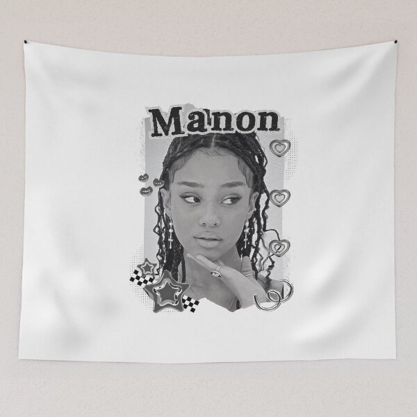 Item preview, KATEYE Manon Kpop Y2K Group Black and White Collage Digital Art Portrait designed and sold by AJUNICE STUDIO.