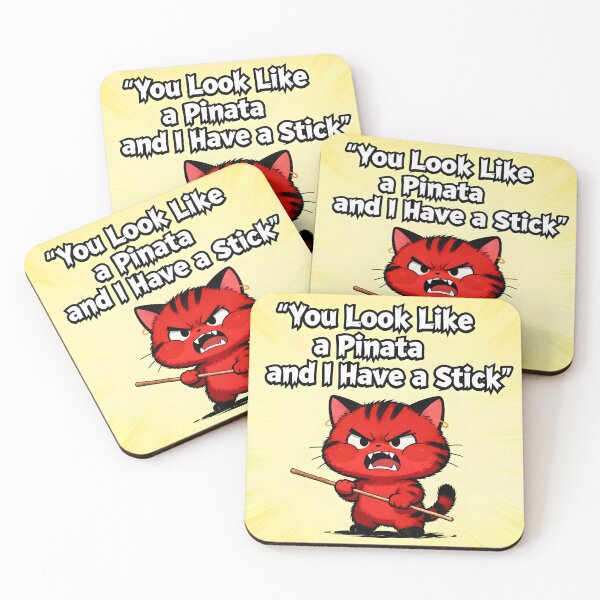 Item preview, You Look Like a Piñata and I Have a Stick designed and sold by Buttonquill.