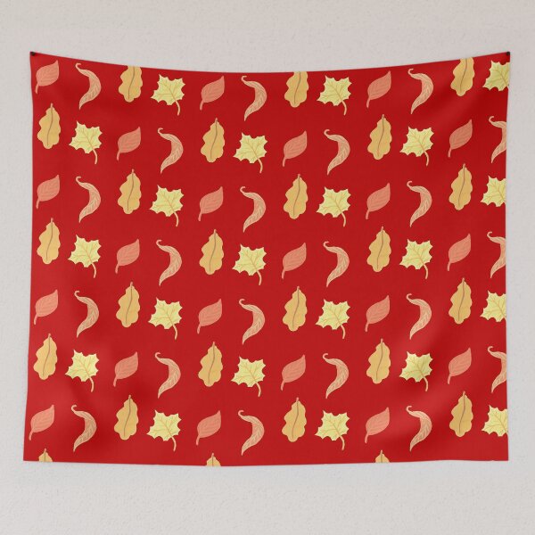 Item preview, Falling leaves red bg designed and sold by SkaraLeo1PL.