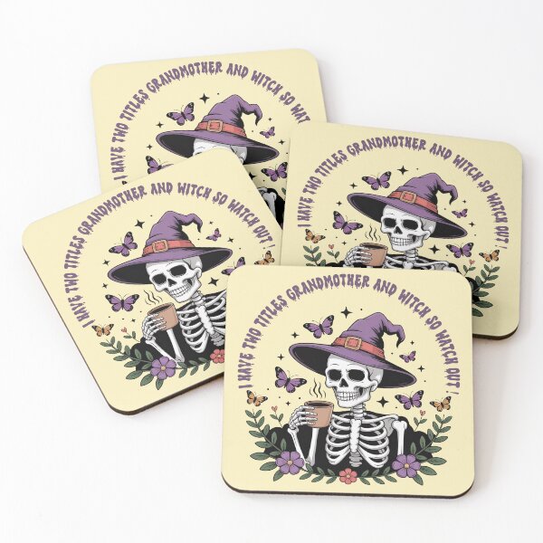 Item preview,  I HAVE TWO TITLES GRANDMOTHER AND WITCH SO WATCH OUT!, Grandmother Witch Power Warning t-shirt designed and sold by PrintMod.