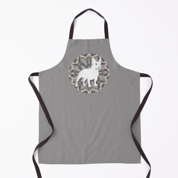 Item preview, White and Grey French Bulldog Mandala Body Silhouette designed and sold by DuFauna.