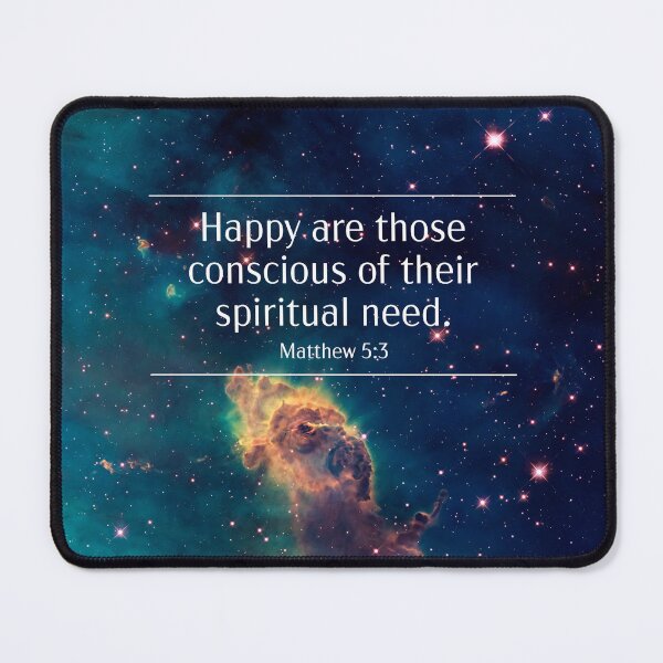Item preview, 2026 Yeartext Matthew 5:3 (Space Galaxy) designed and sold by Paper Bee Gift Shop.