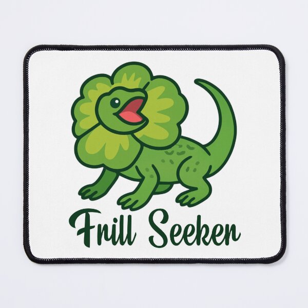 Item preview, Frill Seeker – Cheeky Frill-Neck Lizart Cartoon designed and sold by CanSparkleArt.