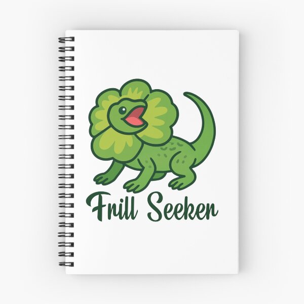 Item preview, Frill Seeker – Cheeky Frill-Neck Lizart Cartoon designed and sold by CanSparkleArt.