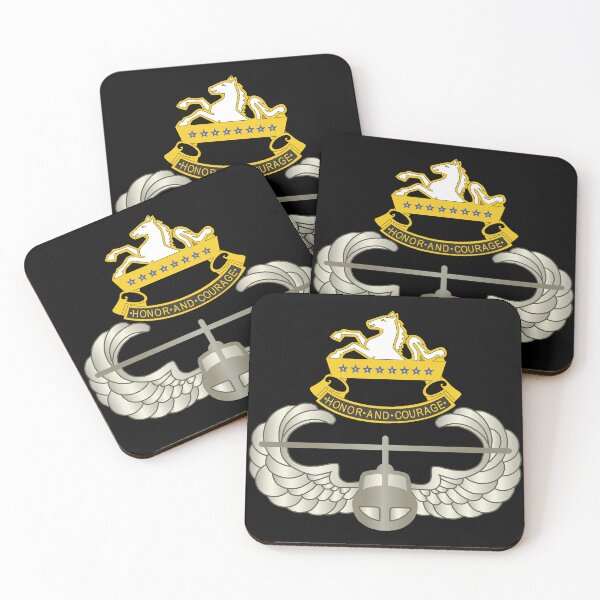 Item preview, Army -  8th Cavalry DUI w Air Assault Badge wo Txt X 300 designed and sold by Military Insignia Products.