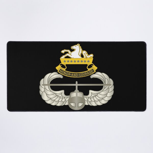Item preview, Army - 8th Cavalry DUI w Air Assault Badge wo Txt X 300 designed and sold by Military Insignia Products.