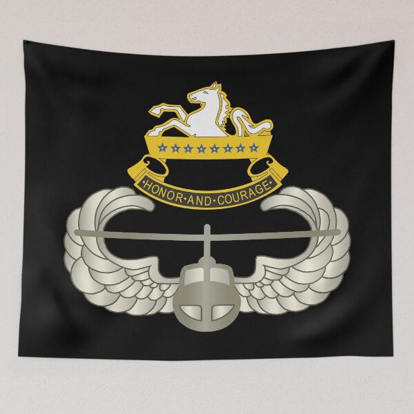 Item preview, Army -  8th Cavalry DUI w Air Assault Badge wo Txt X 300 designed and sold by Military Insignia Products.