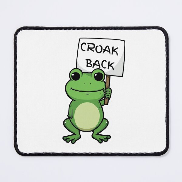 Item preview, Croak Back Frog designed and sold by LewpyG.