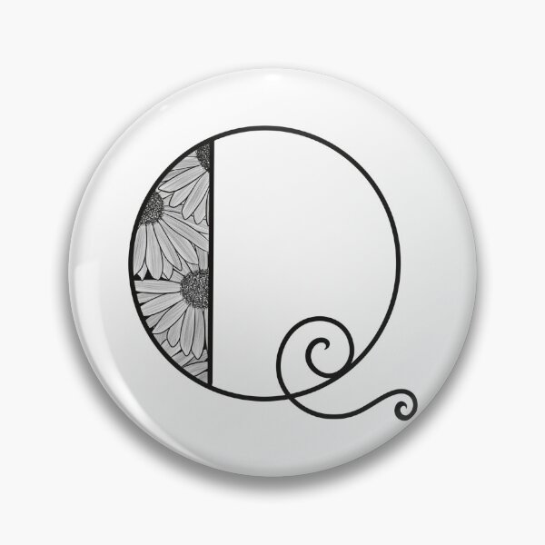 Item preview, Sunflower Inspired Letter Q designed and sold by SSN-ART.