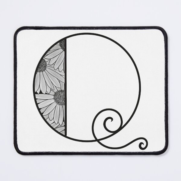 Item preview, Sunflower Inspired Letter Q designed and sold by SSN-ART.